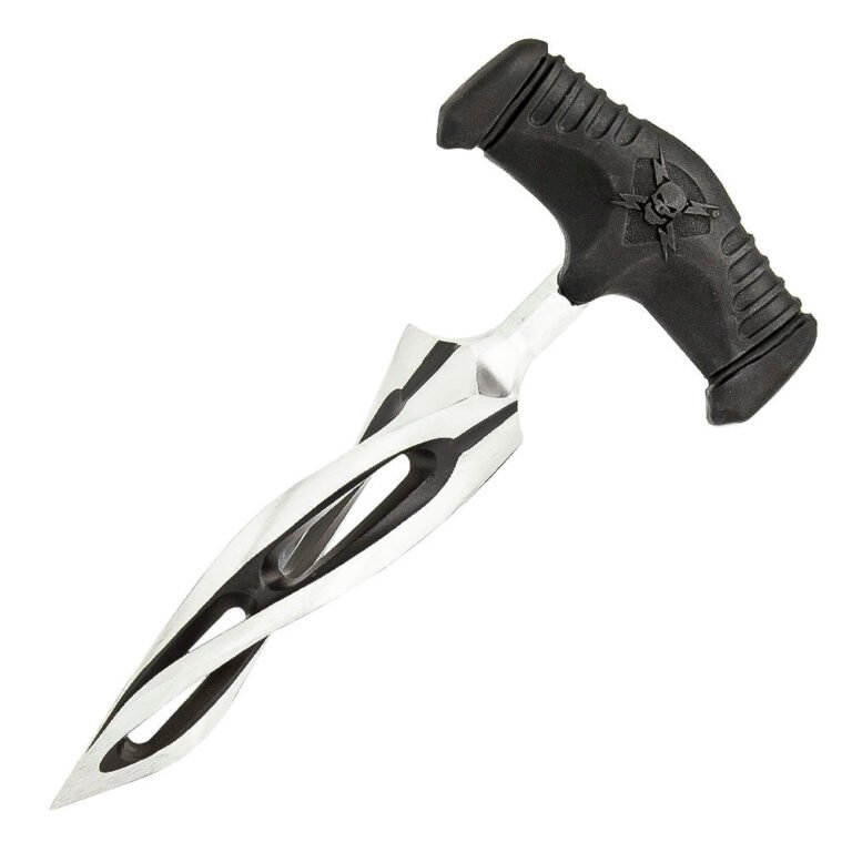 M48 Cyclone Push Dagger | 5 3/4” 2Cr13 stainless steel blade | 7 3/8" overall | Vortec belt sheath included