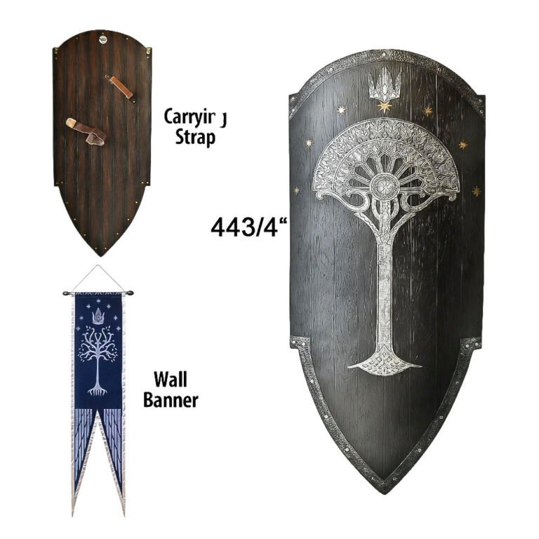 Lord of the Rings Second Age Gondorian War Shield - by United Cutlery