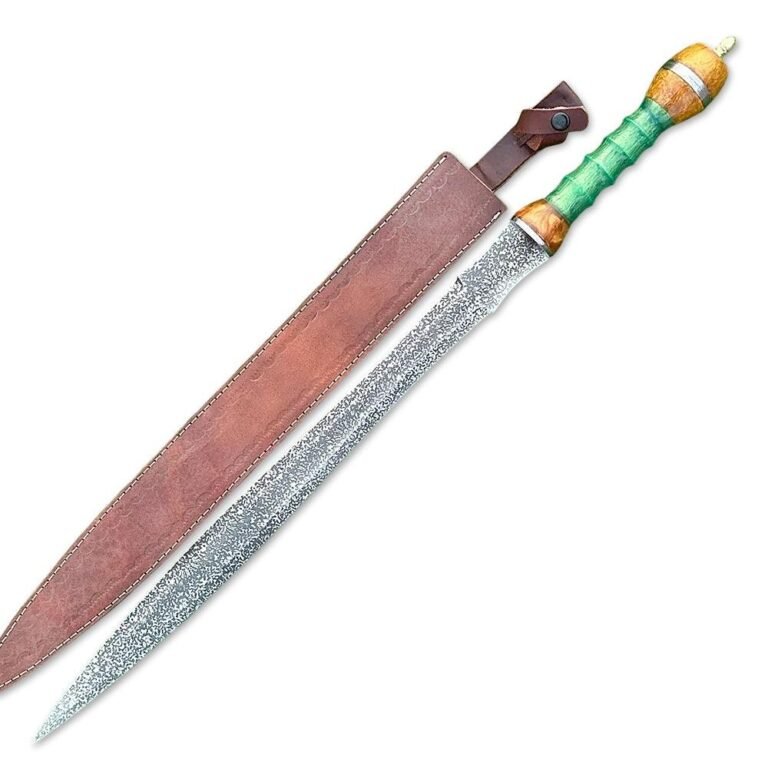 Handmade Stainless Steel Medieval Roman Gladius Historical Sword With Leather Sheath