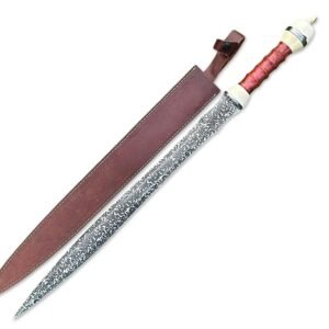 Handmade Stainless Steel Roman Gladius Medieval Historical Sword With Leather Sheath
