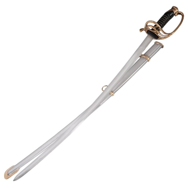40.5 Inches Overall Shelby Officers Civil War Sword. Includes steel scabbard.