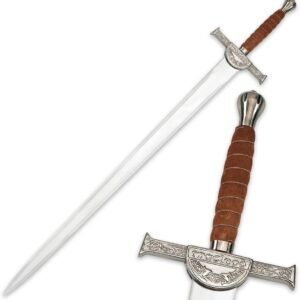 Highlander Macleod Scottish Sword 50.5in Ornate Broadsword Claymore