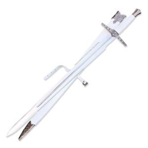 Witcher Silver Sword Witcher 3 Sliver Sword Killer Blade Fantacy Swords Movie Replica Stainess Steel Scabbard