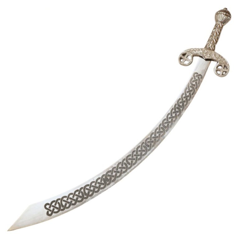 36" Belly Dance Scimitar Celtic Etched Blade Sword