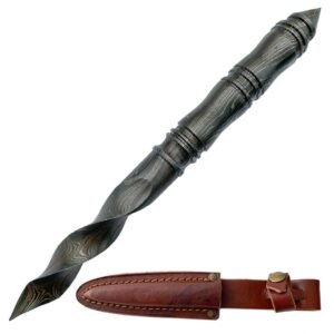 Hand Made Damascus Steel Kris Twisted Blade Dagger Knife