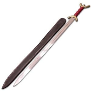 Boudica Celtic War Sword Gaelic Queen Irish Red Brass Sword